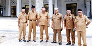 Sekda dan Asisten Pemkab Halsel Tinjau Lokasi Pelaksanaan Sholat Ied