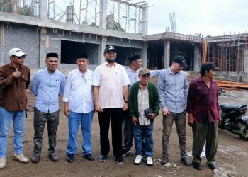 Bupati Bassam Kasuba tinjau pekerjaan Progress Pembangunan RSP di Pulau Makian