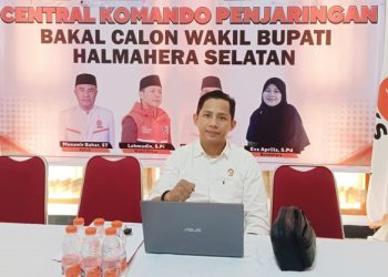 Wakil Ketua Tim Penjaringan DPD PKS Halsel, Lahamudin, S.Pi