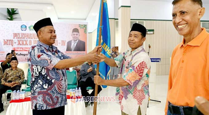 Sekda Halmahera Selatan Melepas Peserta MTQ XXX