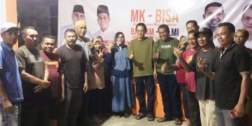 Calon Wakil Bupati Helmi Umar Muchsin Silaturahmi Bersama Warga Amasing Kali