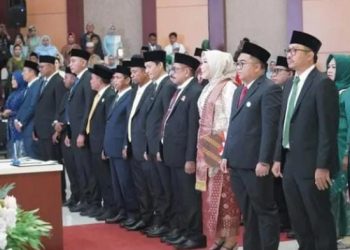 Pelantikan Anggota DPRD Kota Ternate 2024 (Foto : Edo)