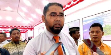 Bupati Halsel, Hasan Ali Bassam Kasuba Usai Menghadiri Rapat Paripurna DPRD Halsel