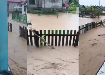 Kondisi Banjir di Soligi dan Wayaloar Obi