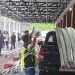 Plafon Terminal Bandara Baabullah Ternate runtuh