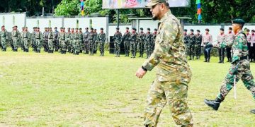 Bupati Bassam Kasuba Menjadi Irup Pada Upacara HUT TNI Ke 80