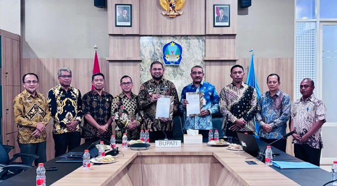 Pemkab Halsel Teken Mou Dengan Universitas Terbuka
