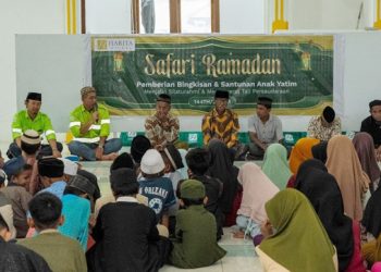Community Relations Manager, Riyadi Supriyadi saat memberikan sambutan dalam kegiatan Safari Ramadan