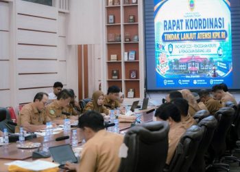 Sekda Halteng, Bahri Sudirman, Buka Rakor Bersama KPK RI