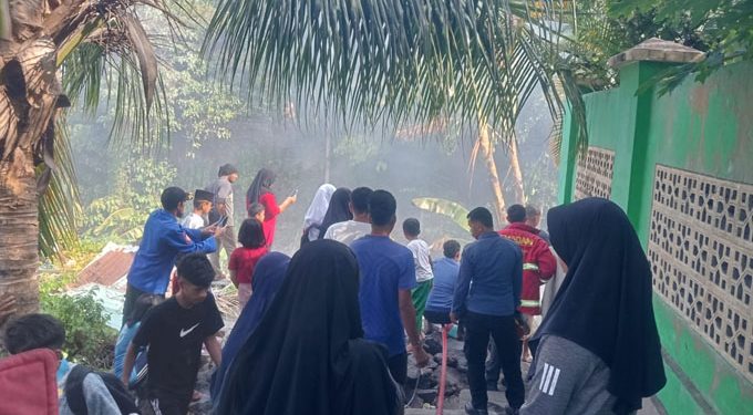 Kondisi pasca Kebakaran di Lingkungan Jerbus Kelurahan Tanah Tinggi